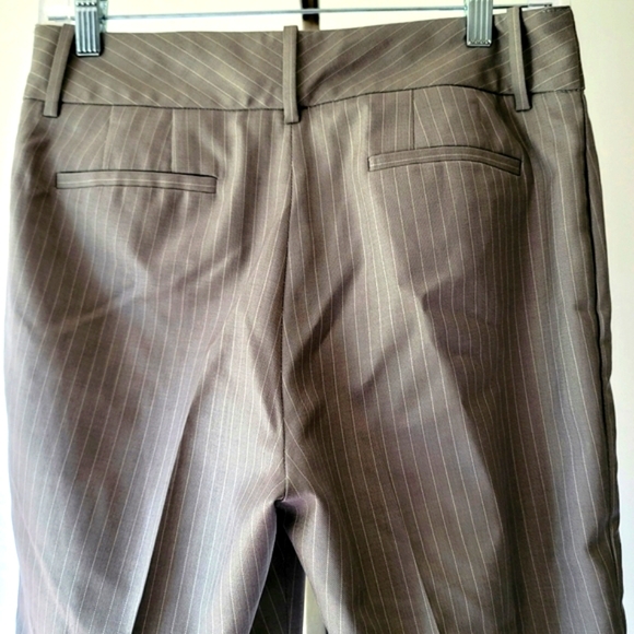 Banana Republic Jackson Fit Women's Pinstripe Wool/Silk Pants Size 8 - Picture 4 of 9